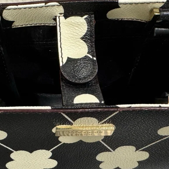 Kate Spade Mini Black and Cream Floral Tote - Picture 7 of 7